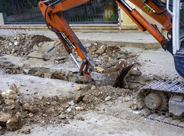 Gas Line Excavation in Simi Valley