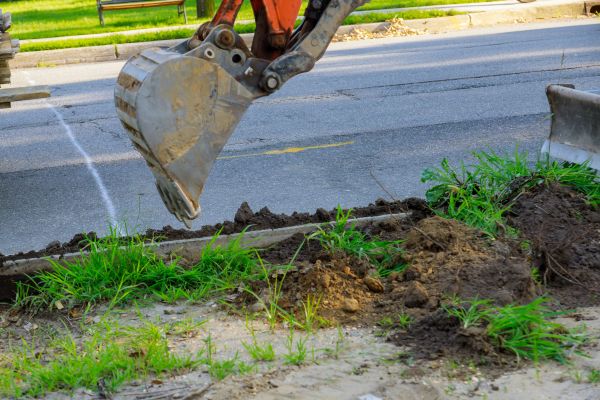 Sewer Line Trenching in Simi Valley