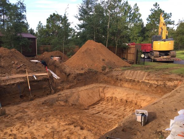 Pool Site Excavation in Simi Valley